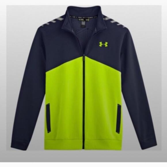 Under Armour NFL Combine Authentic ColdGear Infrared Warm-Up Jacket -Navy size S - Picture 1 of 12